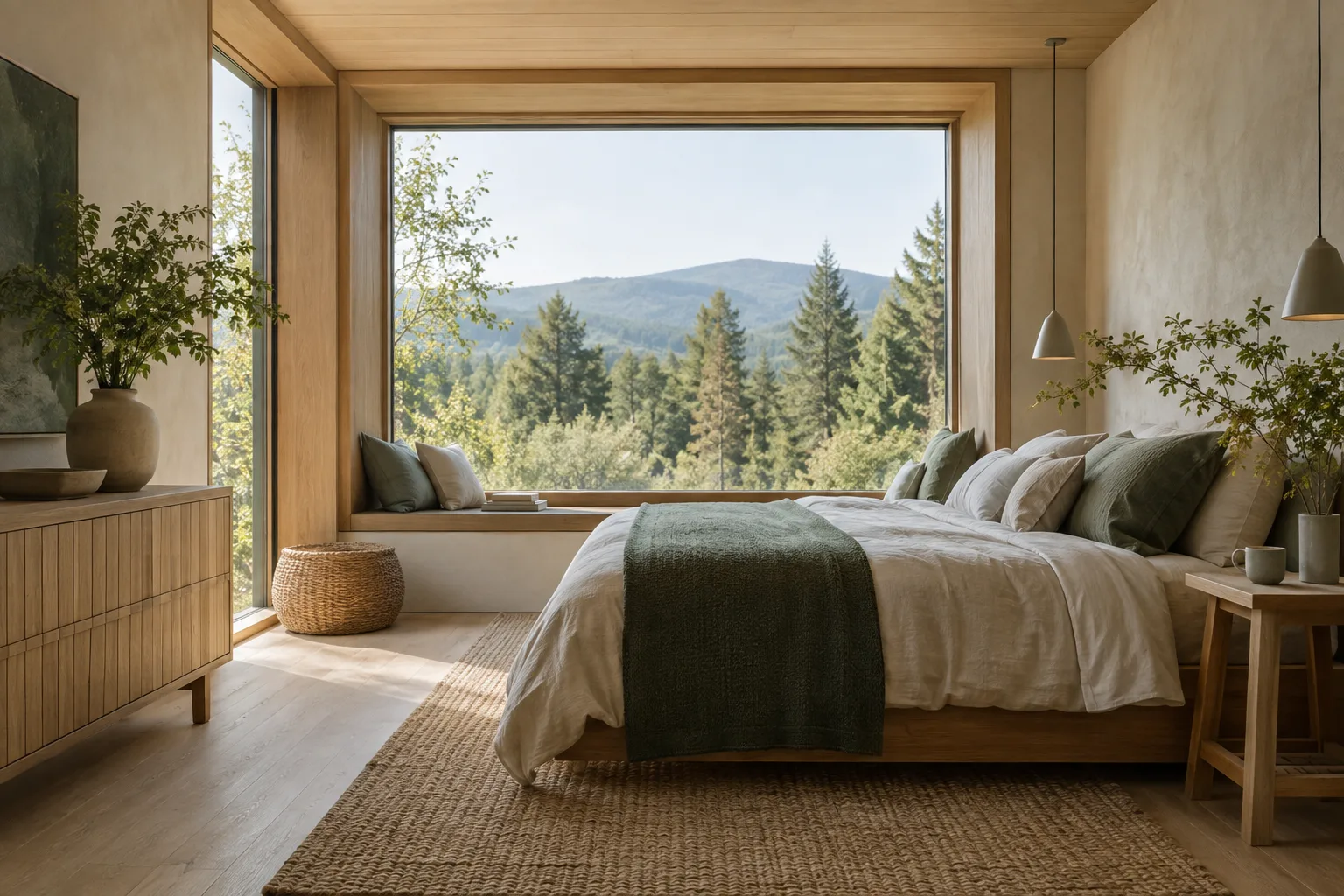 تصميم داخلي للمنازل المستدامة أو السلبية