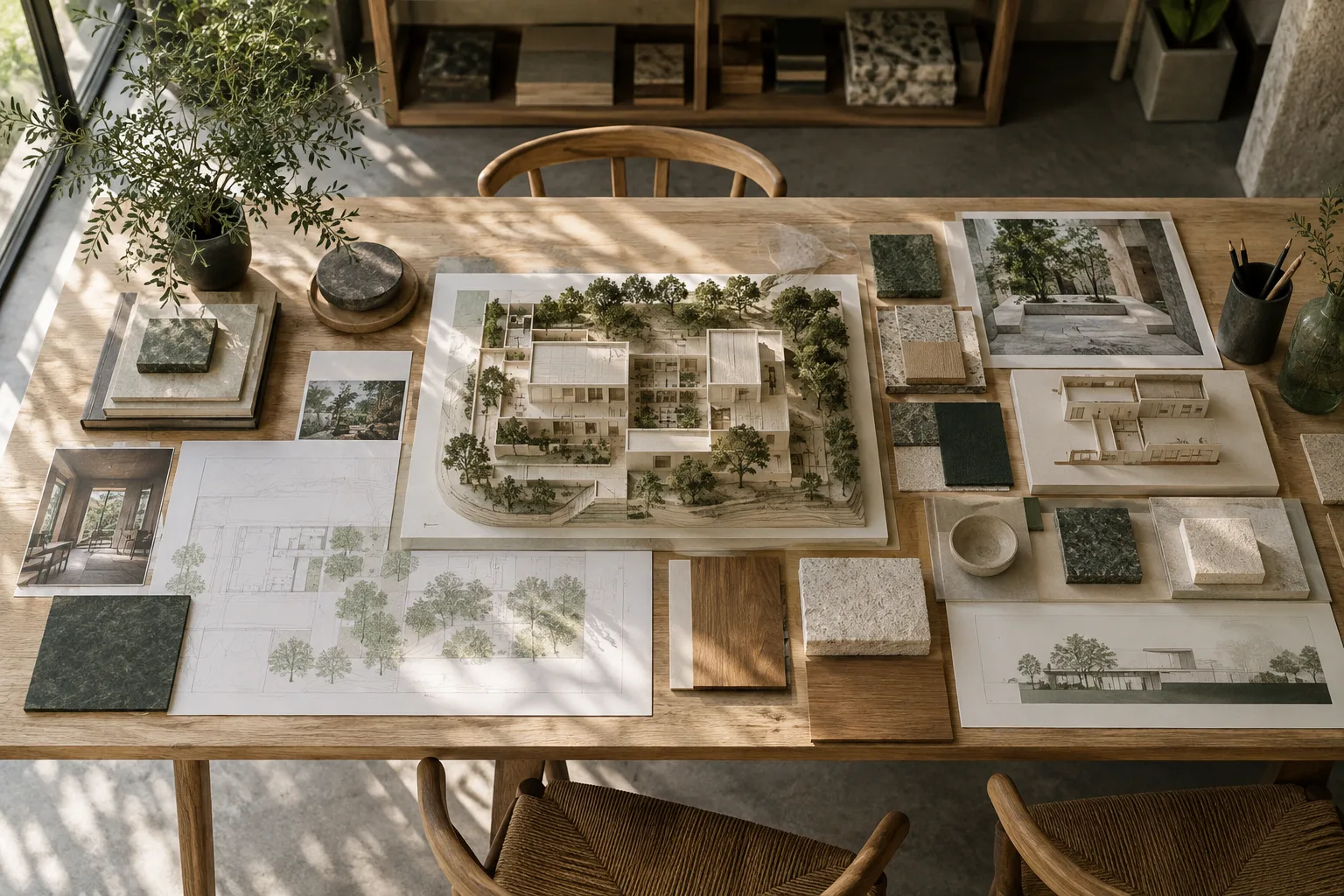 Estudo de distribuição para Arquitetos e designers de interiores